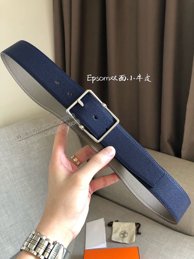 Hermes皮帶 官網同步 2019秋冬季最新款 愛馬仕togo小牛皮雙面皮腰帶  xfp2067